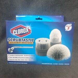 CLOROX Scrubtastic Replacement Brush Heads- Brand New